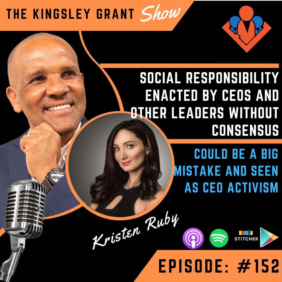 CEO Activism podcast kris ruby