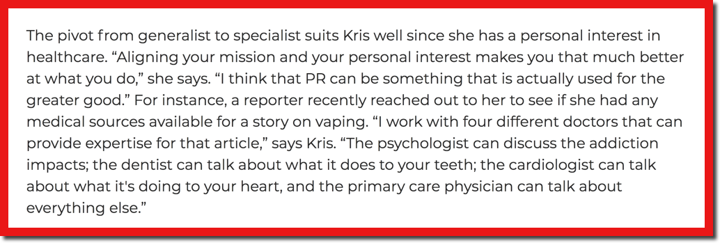 pr firm for doctors quote