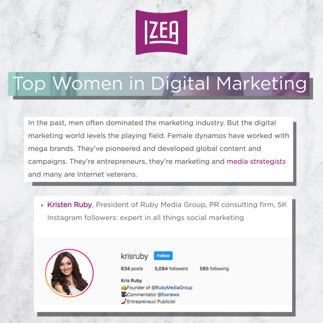 top women digital marketing